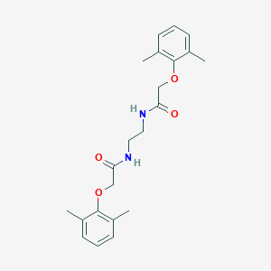 molecular formula C22H28N2O4 B031497 2-(2,6-dimethylphenoxy)-N-[2-[[2-(2,6-dimethylphenoxy)acetyl]amino]ethyl]acetamide CAS No. 651294-97-2