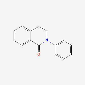 molecular formula C15H13NO B3149714 2-Phenyl-3,4-dihydroisoquinolin-1(2H)-one CAS No. 6772-51-6