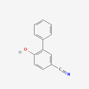 molecular formula C13H9NO B3149778 6-Hydroxy-[1,1'-biphenyl]-3-carbonitrile CAS No. 6781-76-6