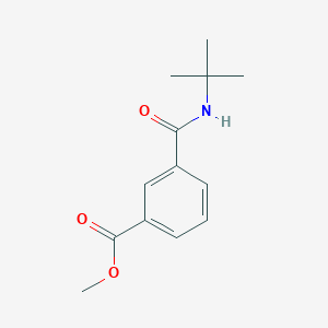 molecular formula C13H17NO3 B3149784 Methyl 3-(tert-butylcarbamoyl)benzoate CAS No. 67852-99-7