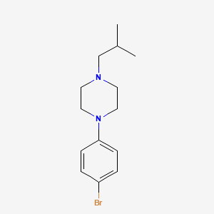 molecular formula C14H21BrN2 B3149804 1-(4-Bromo-phenyl)-4-isobutyl-piperazine CAS No. 678996-44-6