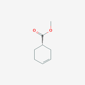 molecular formula C8H12O2 B3149850 3-Cyclohexene-1-carboxylicacid,methylester,(1S)-(9CI) CAS No. 68000-21-5