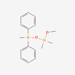 Methoxy-dimethyl-[methyl(diphenyl)silyl]oxysilane