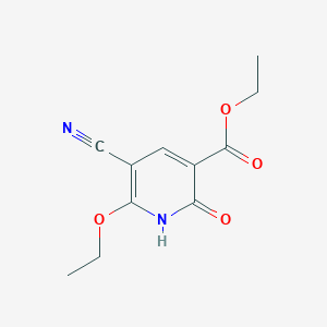 B3149895 Ethyl 5-cyano-6-ethoxy-2-hydroxynicotinate CAS No. 68085-40-5