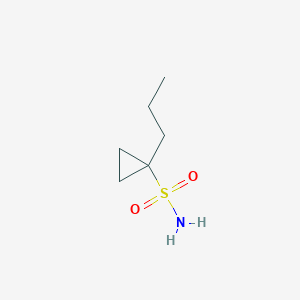 molecular formula C6H13NO2S B3149978 1-Propylcyclopropane-1-sulfonamide CAS No. 681808-58-2