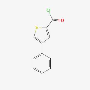 molecular formula C11H7ClOS B3150104 4-Phenylthiophene-2-carbonyl chloride CAS No. 683274-48-8