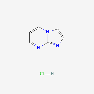 molecular formula C6H6ClN3 B3150120 Imidazo[1,2-a]pyrimidine hydrochloride CAS No. 6840-21-7