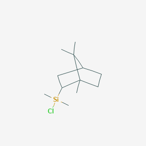 molecular formula C12H23ClSi B3150128 (-)-Camphanyldimethylchlorosilane CAS No. 684284-12-6