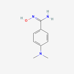 molecular formula C9H13N3O B3150137 4-Dimethylamino-N-hydroxy-benzamidine CAS No. 68451-71-8