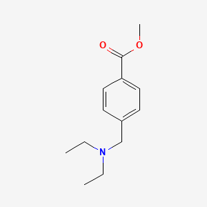 molecular formula C13H19NO2 B3150138 Methyl 4-((diethylamino)methyl)benzoate CAS No. 68453-55-4