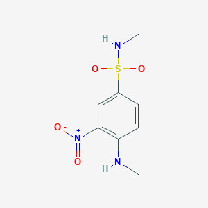 N-methyl-4-(methylamino)-3-nitrobenzenesulfonamide