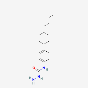 N-[4-(4-pentylcyclohexyl)phenyl]-1-hydrazinecarboxamide