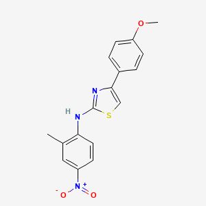 4-(4-methoxyphenyl)-N-(2-methyl-4-nitrophenyl)-1,3-thiazol-2-amine
