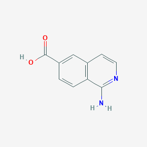 molecular formula C10H8N2O2 B3150237 1-Aminoisoquinoline-6-carboxylic acid CAS No. 685502-48-1