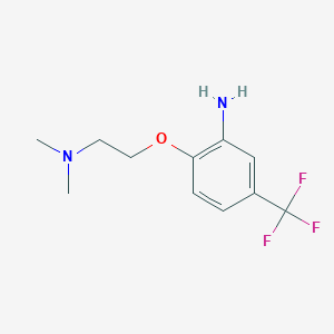 2-[2-(Dimethylamino)ethoxy]-5-(trifluoromethyl)-aniline