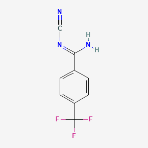 N-Cyano-4-(trifluoromethyl)benzamidine