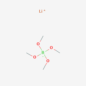 molecular formula C4H12BLiO4- B3150314 Lithium tetramethanolatoborate CAS No. 6867-35-2