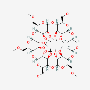 molecular formula C50H88O27 B3150349 Hexakis (2,3,6-tri-O-methyl)-alpha-cyclodextrin CAS No. 68715-56-0