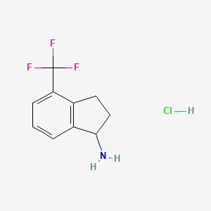 4-(Trifluoromethyl)-2,3-dihydro-1h-inden-1-amine hydrochloride