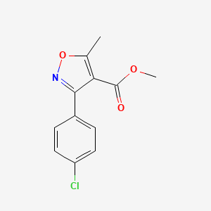Methyl 3-(4-chlorophenyl)-5-methylisoxazole-4-carboxylate
