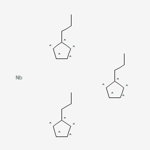 molecular formula C24H33Nb B3150494 Tris(i-propylcyclopentadienyl)neodymium CAS No. 69021-85-8