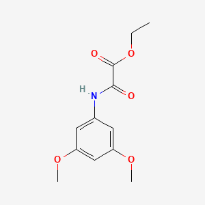 molecular formula C12H15NO5 B3150535 Ethyl [(3,5-dimethoxyphenyl)amino](oxo)acetate CAS No. 69065-90-3