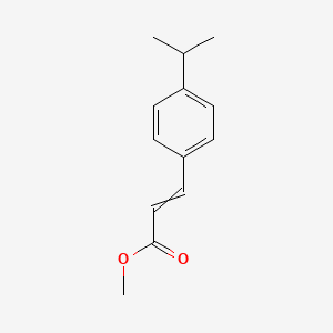 molecular formula C13H16O2 B3150750 Methyl 3-[4-(propan-2-yl)phenyl]prop-2-enoate CAS No. 69358-86-7
