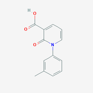 molecular formula C13H11NO3 B3150774 2-Oxo-1-M-tolyl-1,2-dihydro-pyridine-3-carboxylic acid CAS No. 694479-09-9
