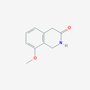 molecular formula C10H11NO2 B3150880 8-methoxy-1,2-dihydroisoquinolin-3(4H)-one CAS No. 697801-47-1