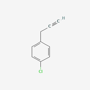 molecular formula C9H7Cl B3151009 1-Chloro-4-(prop-2-YN-1-YL)benzene CAS No. 70090-69-6