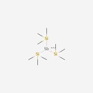 molecular formula C9H27SbSi3 B3151098 Tris(trimethylsilyl)antimony CAS No. 7029-27-8