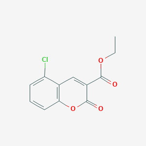molecular formula C12H9ClO4 B3151143 Ethyl 5-chloro-2-oxo-2H-chromene-3-carboxylate CAS No. 70384-83-7