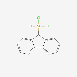 molecular formula C13H9Cl3Si B3151151 Trichloro(9H-fluoren-9-yl)silane CAS No. 70385-77-2