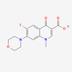 6-Fluoro-1-methyl-7-(morpholin-4-yl)-4-oxo-1,4-dihydroquinoline-3-carboxylic acid