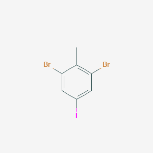 1,3-Dibromo-5-iodo-2-methylbenzene
