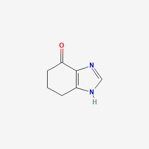 molecular formula C7H8N2O B3151191 3,5,6,7-Tetrahydro-4H-benzo[d]imidazol-4-one CAS No. 70500-91-3