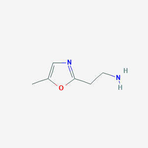 molecular formula C6H10N2O B3151306 2-(5-methyl-1,3-oxazol-2-yl)ethan-1-amine CAS No. 708973-52-8