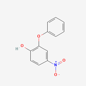 molecular formula C12H9NO4 B3151344 4-Nitro-2-phenoxyphenol CAS No. 70995-08-3