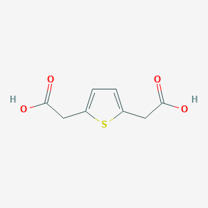 molecular formula C8H8O4S B3151346 (5-Carboxymethyl-thiophen-2-yl)acetic acid CAS No. 710-23-6