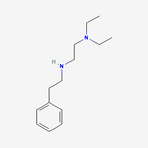 molecular formula C14H24N2 B3151369 N1,N1-diethyl-N2-phenethyl-1,2-ethanediamine CAS No. 71108-88-8