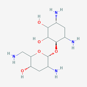molecular formula C12H26N4O5 B3151371 Nebramine Disulfate CAS No. 71122-29-7
