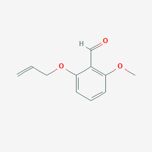 molecular formula C11H12O3 B3151390 Benzaldehyde, 2-methoxy-6-(2-propen-1-yloxy)- CAS No. 71186-60-2