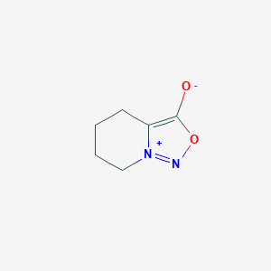molecular formula C6H8N2O2 B031514 4,5,6,7-Tetrahydro-[1,2,3]oxadiazolo[3,4-a]pyridin-8-ium-3-olate CAS No. 105786-95-6