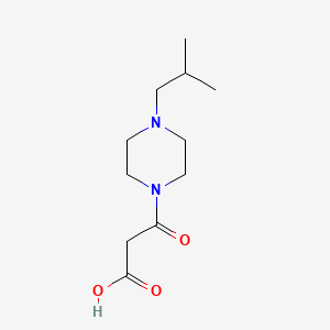 3-(4-Isobutyl-piperazin-1-yl)-3-oxo-propionic acid
