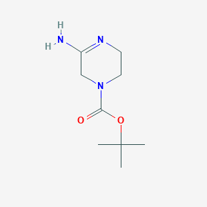 Tert-butyl 5-amino-3,6-dihydropyrazine-1(2h)-carboxylate
