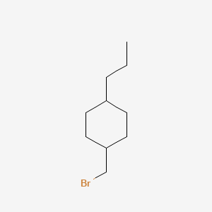 molecular formula C10H19B B3151534 1-(Bromomethyl)-4-propyl-trans-cyclohexane CAS No. 71458-12-3