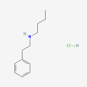 molecular formula C12H20ClN B3151575 Butyl(2-phenylethyl)amine hydrochloride CAS No. 71594-24-6