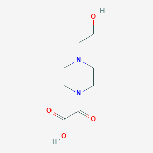 [4-(2-Hydroxyethyl)piperazin-1-yl](oxo)acetic acid