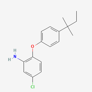 5-Chloro-2-[4-(tert-pentyl)phenoxy]aniline