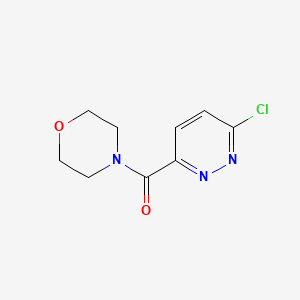 molecular formula C9H10ClN3O2 B3151710 (6-Chloropyridazin-3-YL)(morpholino)methanone CAS No. 720693-04-9